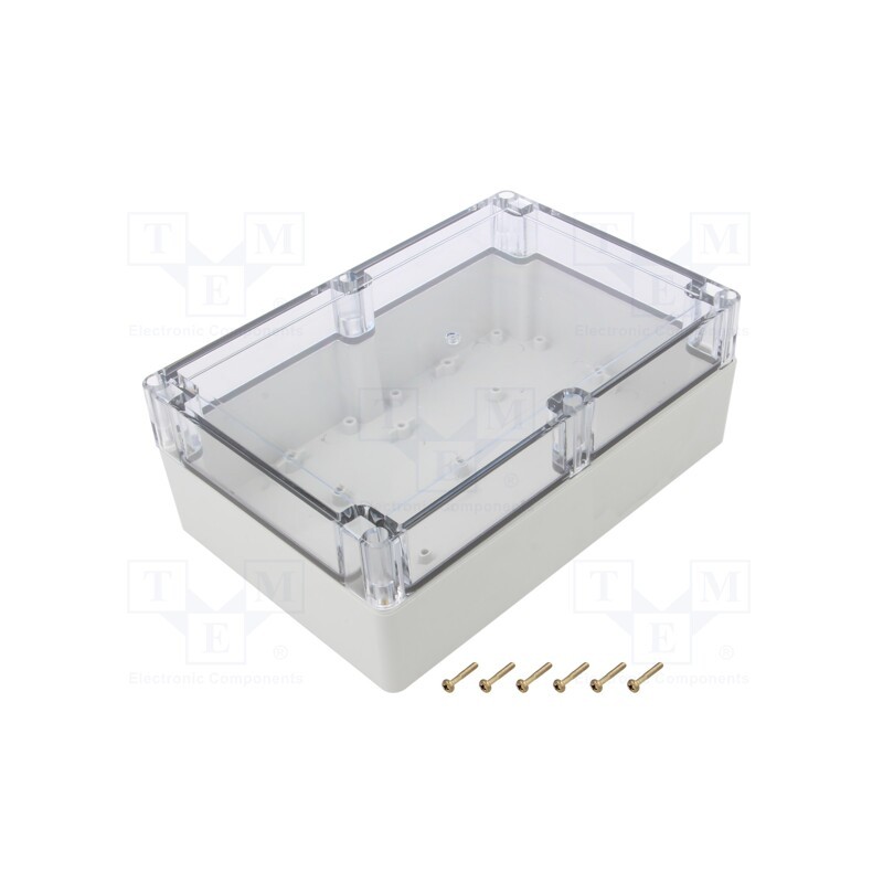 1 pcs x KRADEX - ZP210.140.75SJP TM ABS-PC - Enclosure: multipurpose, X: 140mm, Y: 210mm, Z: 75mm, ZP, ABS, IP67