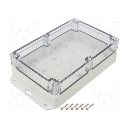 1 pcs x KRADEX - ZP210.140.60SUJP TM ABS-PC - Enclosure: multipurpose, X: 140mm, Y: 210mm, Z: 60mm, ZP, ABS, IP67
