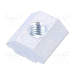1 pcs x FATH - 96504 - Nut, for profiles, Width of the groove: 6mm, steel, zinc, T-slot