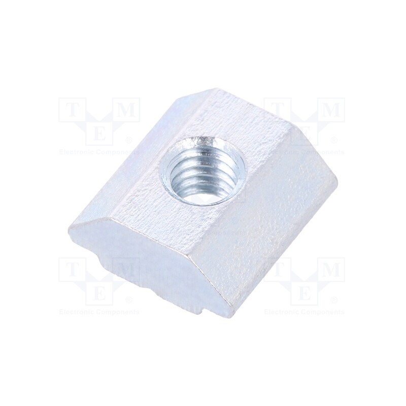 1 pcs x FATH - 96504 - Nut, for profiles, Width of the groove: 6mm, steel, zinc, T-slot