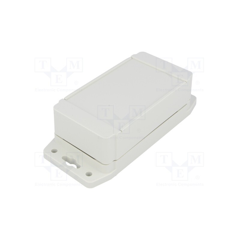 1 pcs x HAMMOND - 1555CF22GY - Enclosure: multipurpose, X: 66mm, Y: 120mm, Z: 42mm, 1555F, ABS, grey