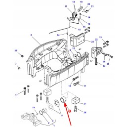 4281045m1 front axle bush 60 x 80 x 50 mm