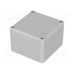 1 pcs x BOPLA - 62210000 - Enclosure: multipurpose, X: 80mm, Y: 82mm, Z: 57mm, EUROMAS II, grey
