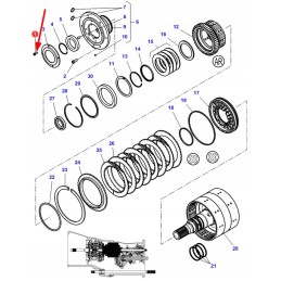 4302667m1 double clutch bolt m6 x 16