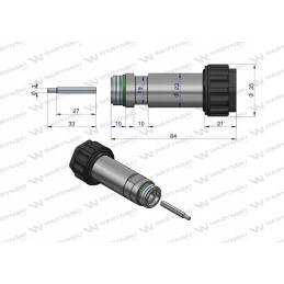 Coil pin 23mm for Warynski solenoid valves