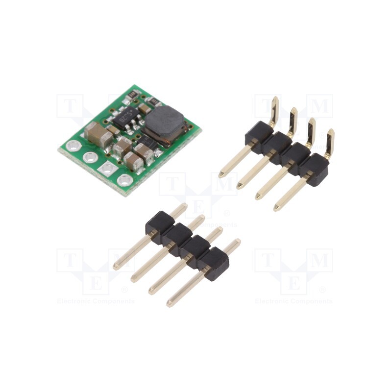 1 pcs x POLOLU - STEP-DOWN VOLTAGE REGULATOR D24V6F3 - Converter: step down, Uout: 3.3V, Uin: 3.8÷42V, 600mA, 80÷90%