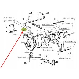 7701020470 turbocharger pipe seal