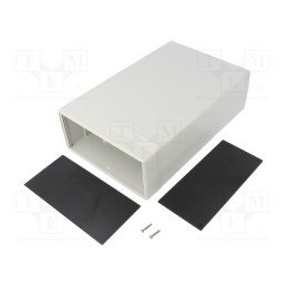 1 pcs x HAMMOND - 1598GSGYPBK - Enclosure: with panel, 1598, X: 160mm, Y: 250mm, Z: 76mm, ABS, grey