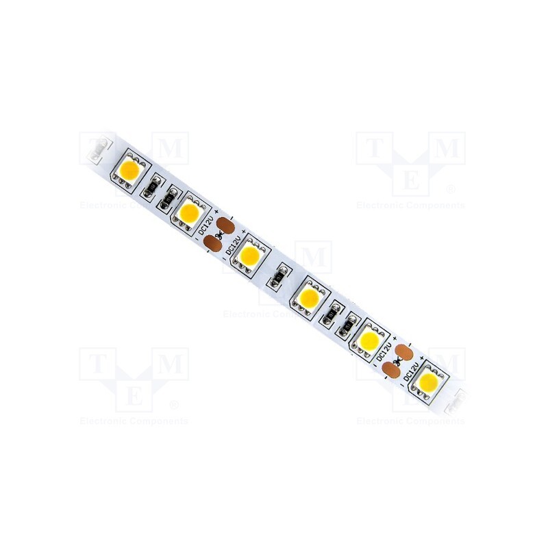 1 m x IPIXEL LED - S010060CB1LZ (COLD WHITE IP20) - LED tape, white cold, 5050, 12V, LED/m: 60, 10mm, white PCB, IP20