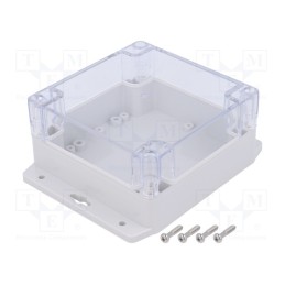 1 pcs x GAINTA - G278CMF-IP67 - Enclosure: multipurpose, X: 120mm, Y: 120mm, Z: 60mm, polycarbonate
