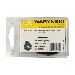 PTO nut securing ring sold