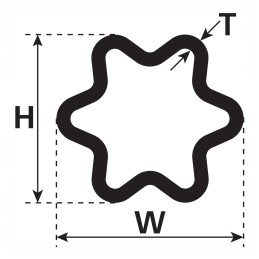 Profile pipe 1m s4 6005704896