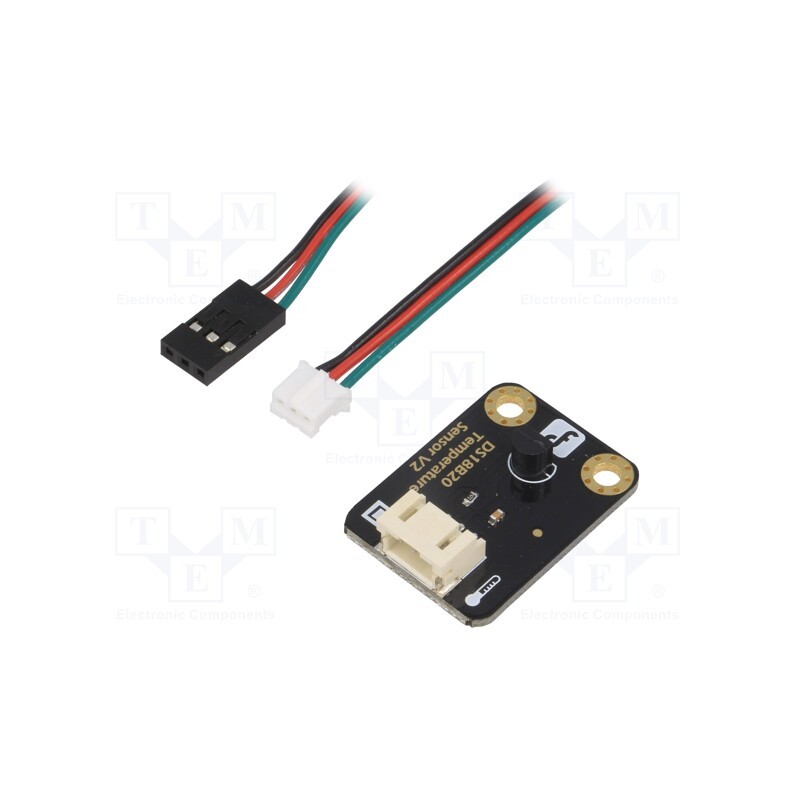 1 pcs x DFROBOT - DFR0024 - Sensor: atmospheric, temperature, 1-wire,digital, 3.3÷5VDC, Ch: 1