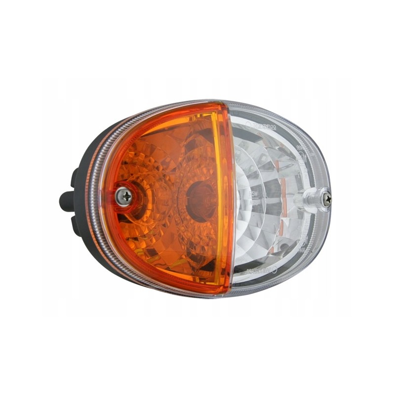 Front lamp 140x93 with bulb and amp connector