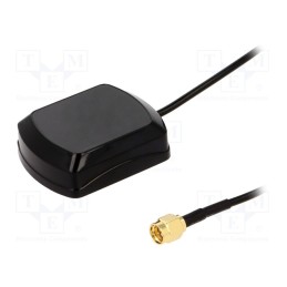 1 pcs x SR PASSIVES - GPS-ANT042 - Antenna, GPS, 3dBi, RHCP, magnet, 50Ω, 48x39x14mm, SMA, -40÷85°C