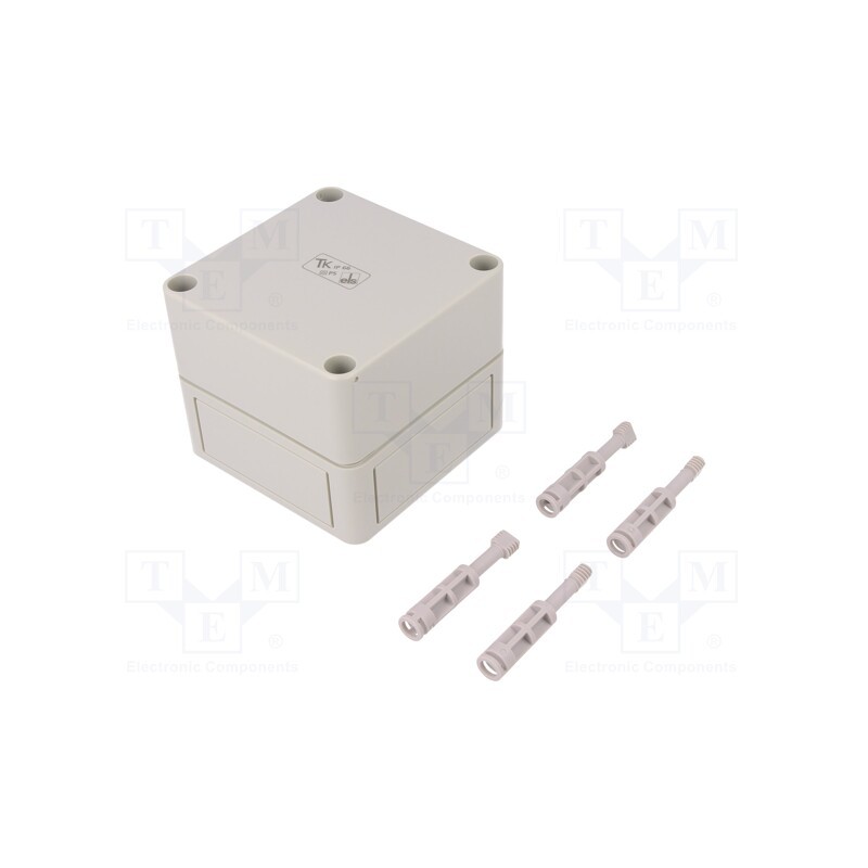 1 pcs x SPELSBERG - 11090301 - Enclosure: multipurpose, X: 94mm, Y: 94mm, Z: 81mm, TK PS, grey, IP66