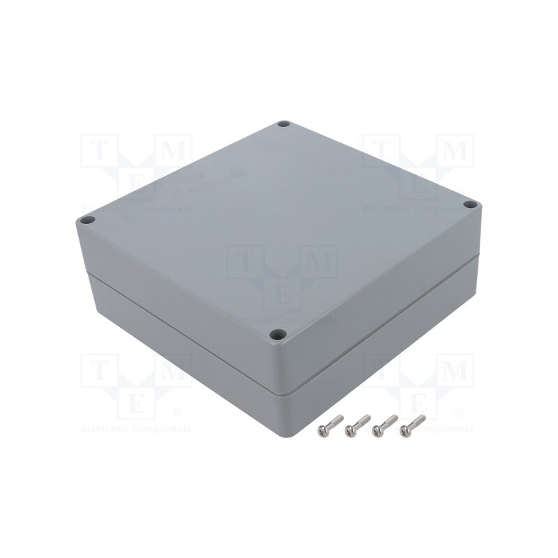 1 pcs x GAINTA - G396-IP67 - Enclosure: multipurpose, X: 160mm, Y: 160mm, Z: 60mm, ABS, dark grey