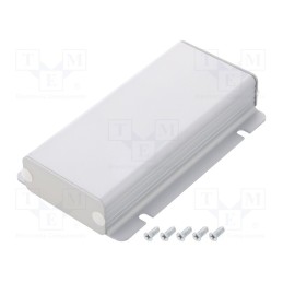 1 pcs x HAMMOND - 1455CF1201 - Enclosure: with panel, with fixing lugs, 1455F, X: 54mm, Y: 120mm