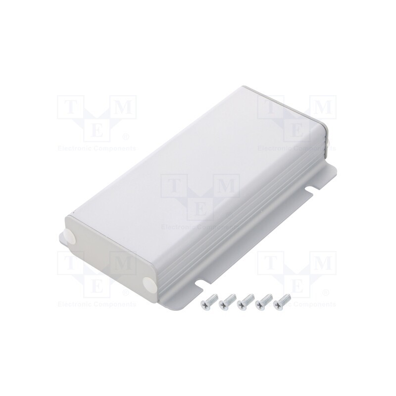1 pcs x HAMMOND - 1455CF1201 - Enclosure: with panel, with fixing lugs, 1455F, X: 54mm, Y: 120mm