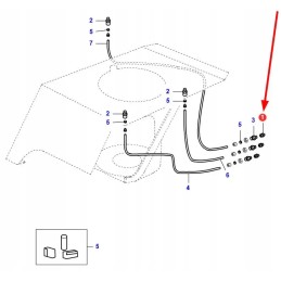 Acp0703750 grease fitting m10 x 1 0 x 6