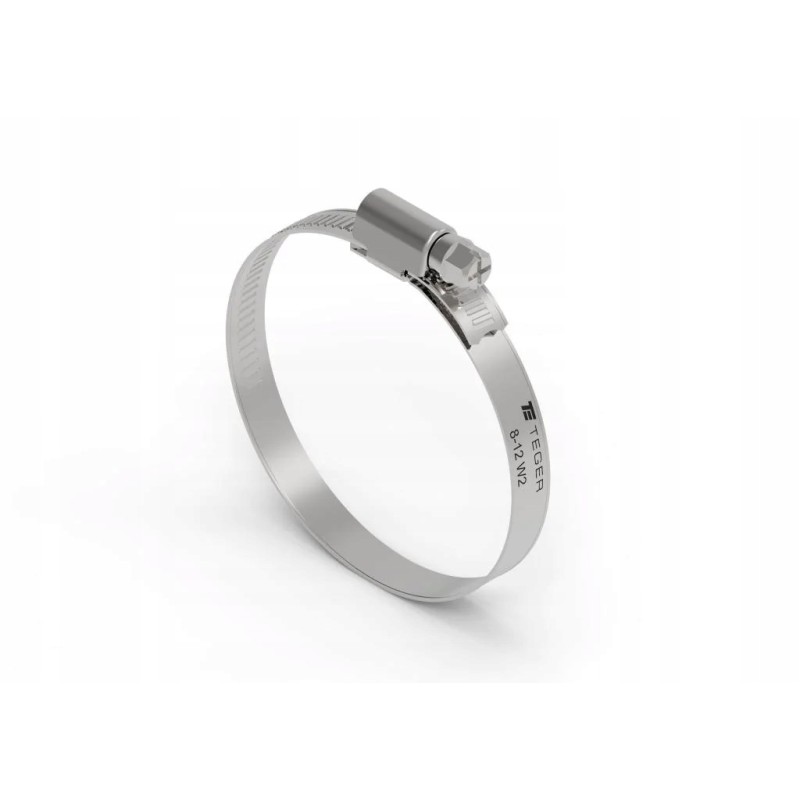 Clamping band 8 12 worm clamp W2 steel