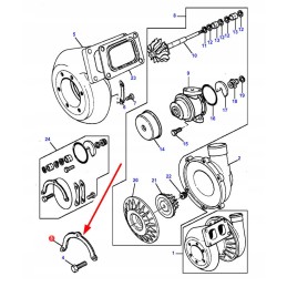 3638451m1 turbocharger plate