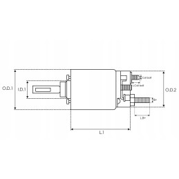 SS9009b gear starter solenoid