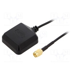 1 pcs x SR PASSIVES - GPS-ANT043 - Antenna, GPS, 3dBi, RHCP, magnet, 50Ω, 39x33x14mm, SMA, -40÷85°C