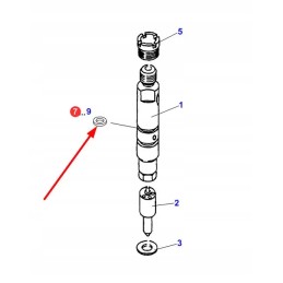 F926202710250 injector washer 1 24mm