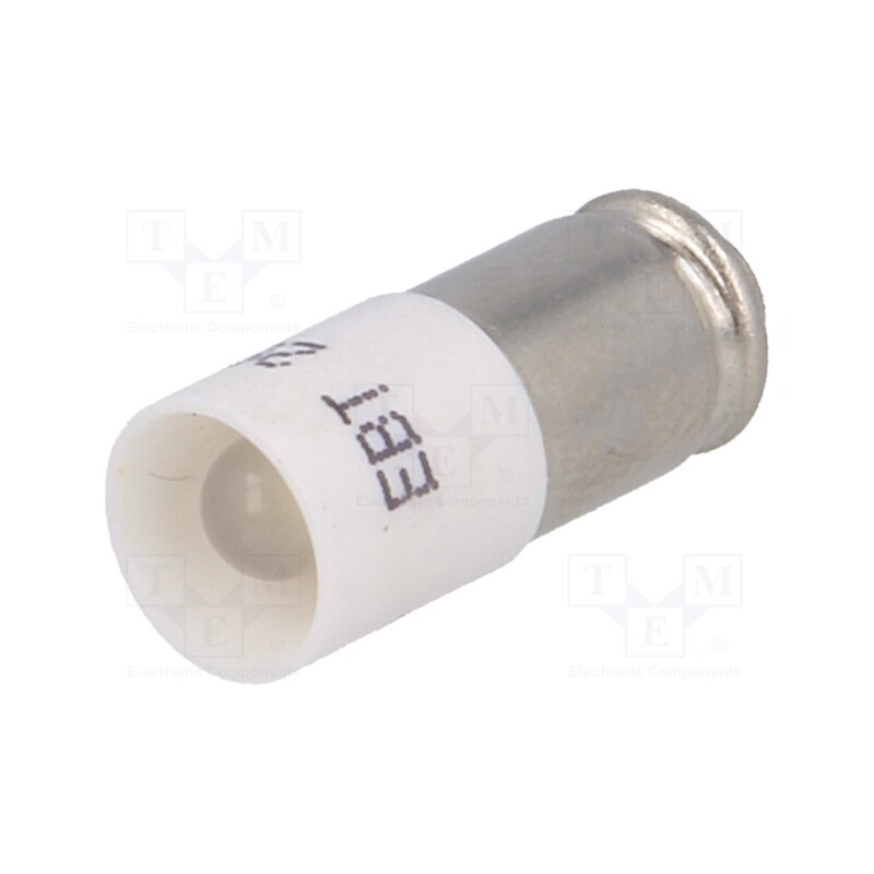 1 pcs x CML INNOVATIVE TECHNOLOGIES - 1512145W3D - LED lamp, white, S5,7s, 28VDC, 28VAC, No.of diodes: 1