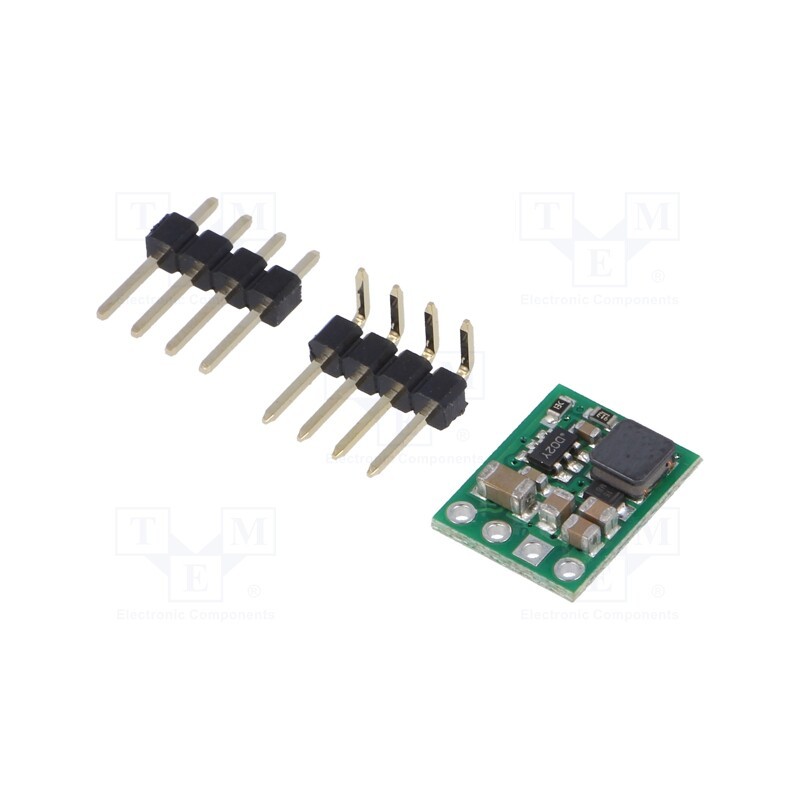 1 pcs x POLOLU - 6V, 600MA STEP-DOWN VOLTAGE REGULATOR - Converter: step down, Uout: 6V, Uin: 6.2÷50V, 600mA, 13x10mm