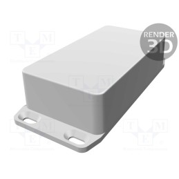 1 pcs x HAMMOND - 1590WBFLBK - Enclosure: multipurpose, X: 60mm, Y: 112mm, Z: 31mm, 1590W, aluminium