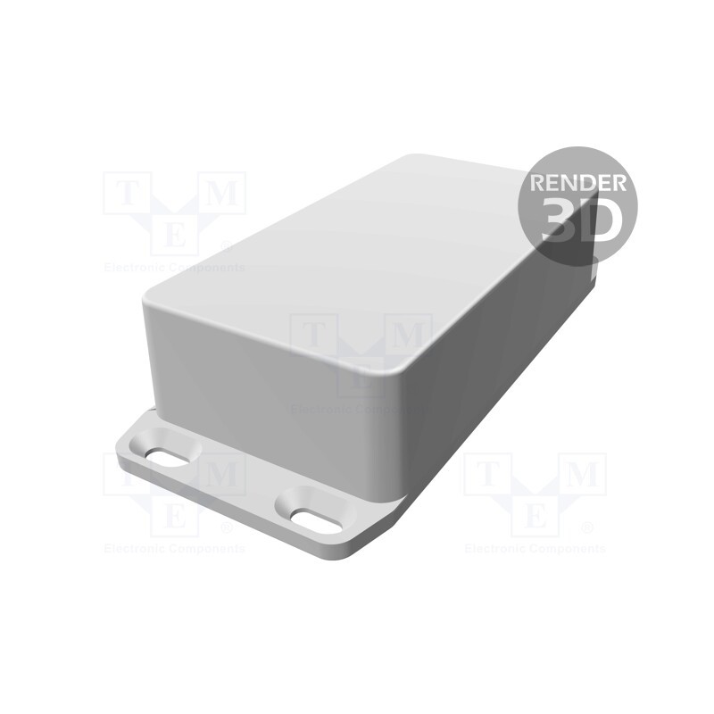 1 pcs x HAMMOND - 1590WBFLBK - Enclosure: multipurpose, X: 60mm, Y: 112mm, Z: 31mm, 1590W, aluminium