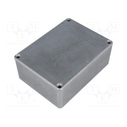 1 pcs x HAMMOND - 1590WS - Enclosure: multipurpose, X: 82mm, Y: 111mm, Z: 44mm, 1590W, aluminium