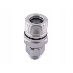Hydraulic quick connector, screw-on socket M22x1 5