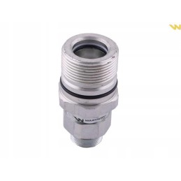 Hydraulic quick connector, screw-on socket M22x1 5