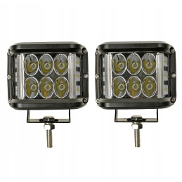 Set of halogen corner lighting lamps 60W x2