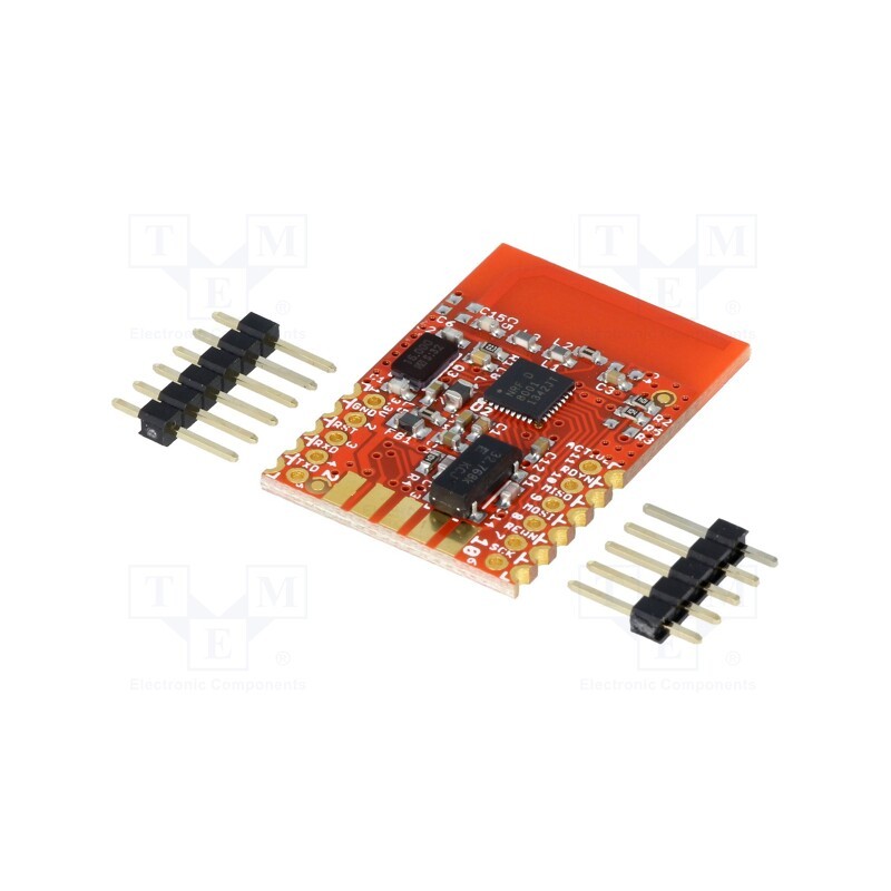 1 pcs x OLIMEX - MOD-NRF8001 - Module: Bluetooth Low Energy, SMD,THT, 33x23mm, 4.1, UEXT