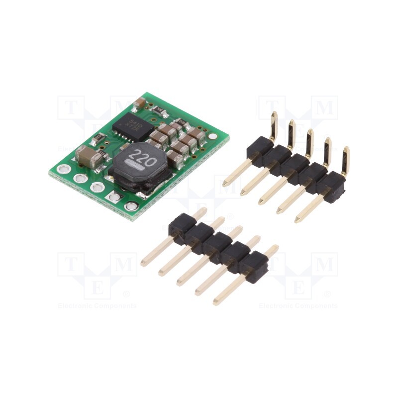 1 pcs x POLOLU - 3.3V 1A STEP-DOWN D24V10F3 - Converter: step down, Uout: 3.3V, Uin: 3.4÷36V, 1A, 80÷90%