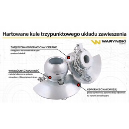 Ball with collar, hardened, category 1 1 44x22 Warynski