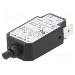 1 pcs x SCHURTER - 4400.0108 - Circuit breaker, Urated: 240VAC, 48VDC, 1A, SPST, Poles: 1, DROP-IN