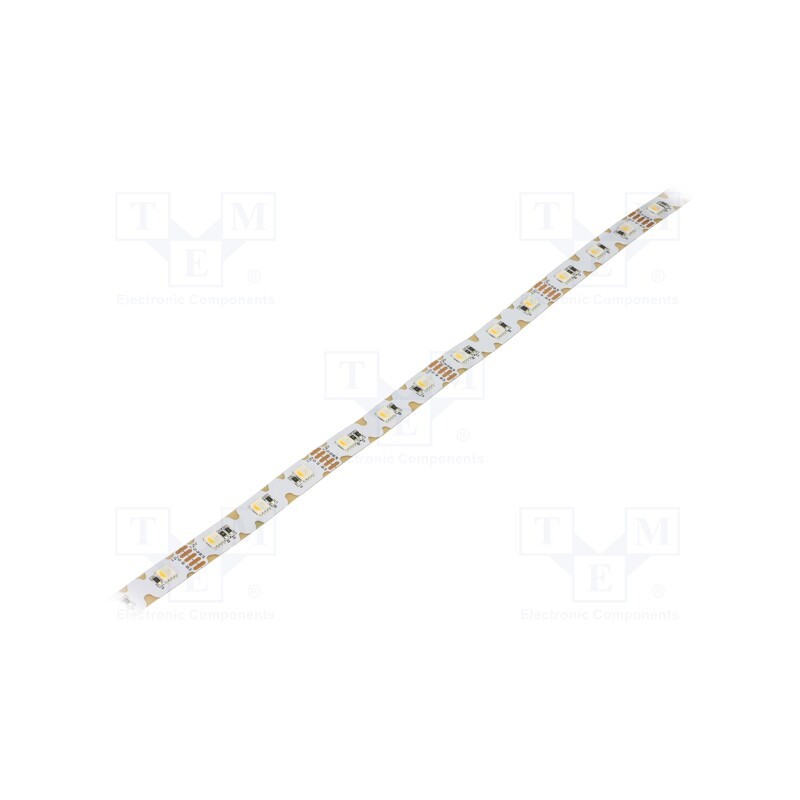 1 m x IPIXEL LED - S012048CB4PZ (RGB+W:3000K) - LED tape, RGBW, 5050, 12V, LED/m: 48, 12mm, white PCB, IP20, 120°
