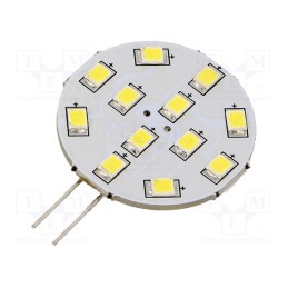 1 pcs x Goobay - 30589 - LED lamp, cool white, G4, 12VDC, 12VAC, 190lm, P: 2W, 140°, 6200K