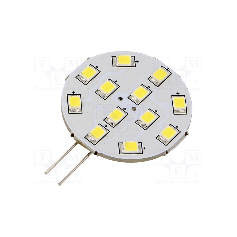 1 pcs x Goobay - 30589 - LED lamp, cool white, G4, 12VDC, 12VAC, 190lm, P: 2W, 140°, 6200K