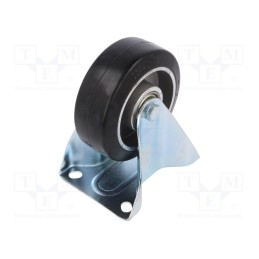 1 pcs x RADER - TPE-ALGE 100K - Transport wheel, Ø: 100mm, W: 40mm, H: 128mm, rigid, 150kg, rubber