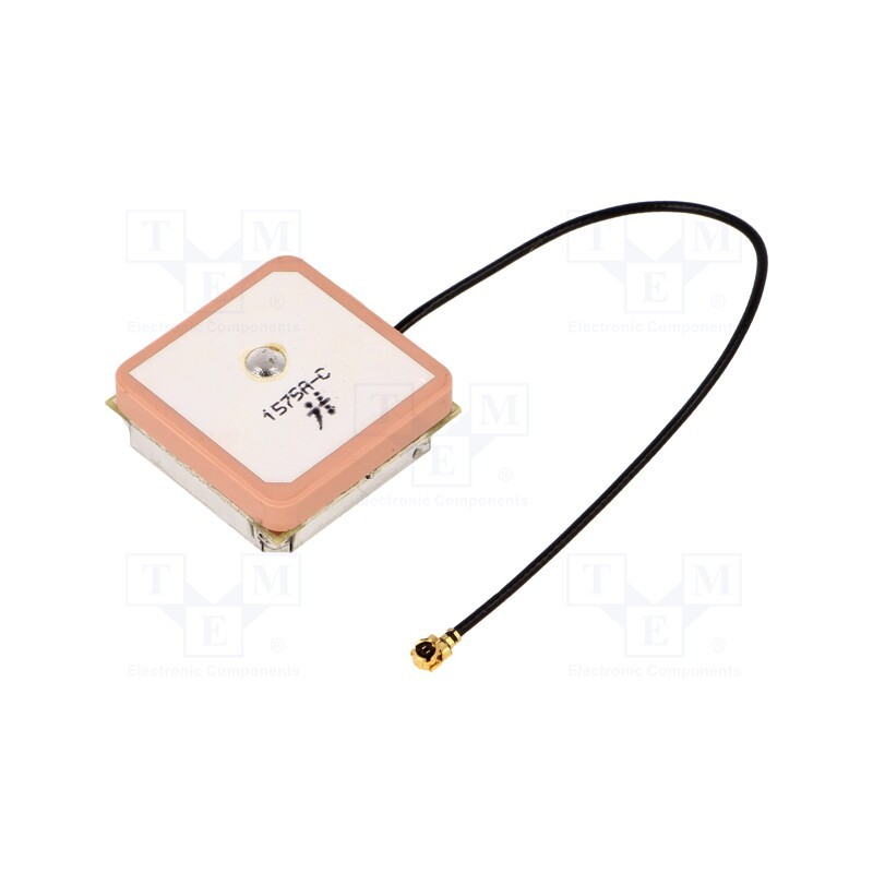 1 pcs x SR PASSIVES - GPS-ANT050 - Antenna, GPS, 3dBi, RHCP, for building in, 50Ω, 25x25x7mm, -40÷85°C