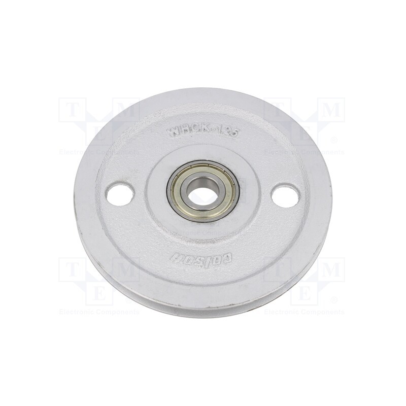 1 pcs x COLSON - WHCK 125 - Wheel, Ø: 125mm, W: 12mm, 330kg, cast iron, Ømount.hole: 17mm