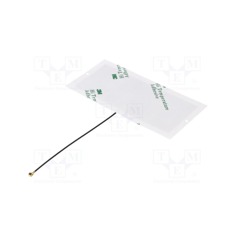 1 pcs x MOLEX - 204287-0100 - Antenna, ISM,RF, 0.7dBi, linear, for ribbon cable, 433MHz, 90x40mm