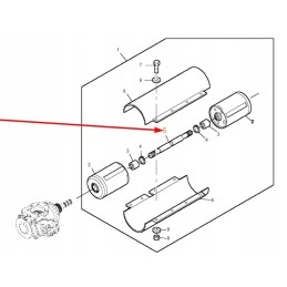 Lca75178 overrun clutch shaft