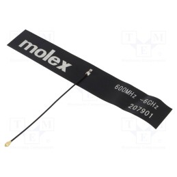 1 pcs x MOLEX - 2079010100 - Antenna, 2G,3G,4G,GSM,LTE, linear, for ribbon cable, 147x25mm